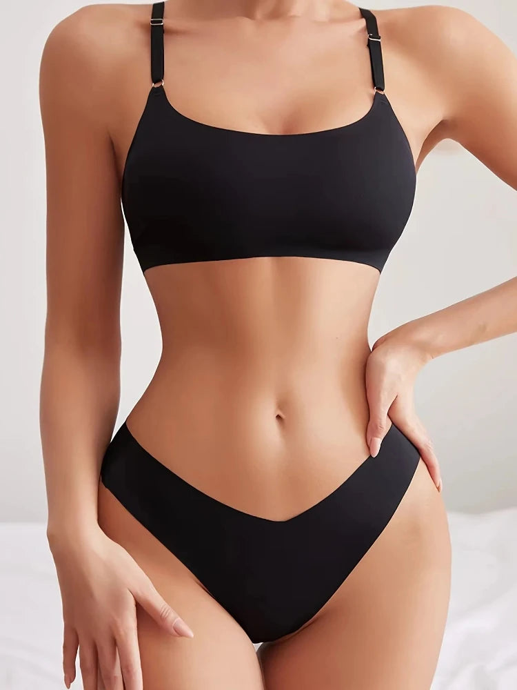 Conjunto de sujetador y ropa interior para mujer
