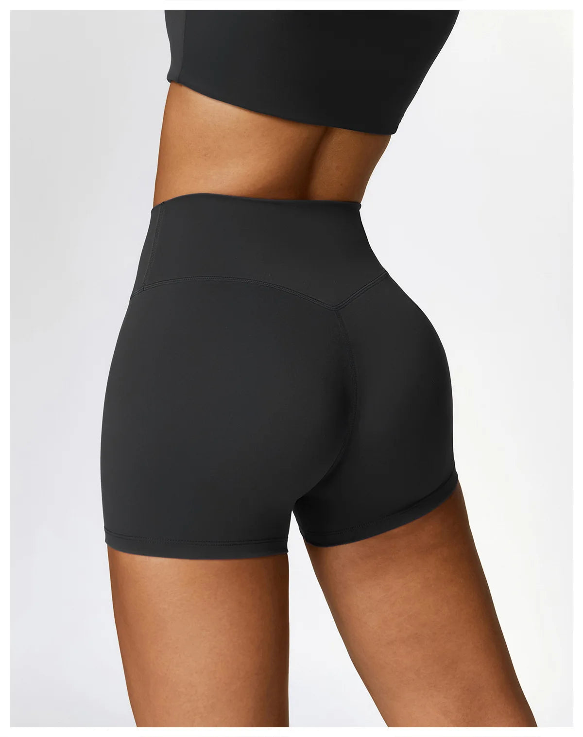 2PCS Seamless Yoga Set (Sky Blue, Black and Frost Grey)