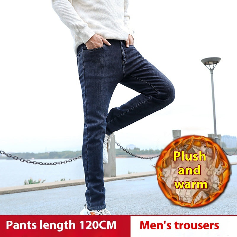 Hohe Taille, locker, gerade, Stretch