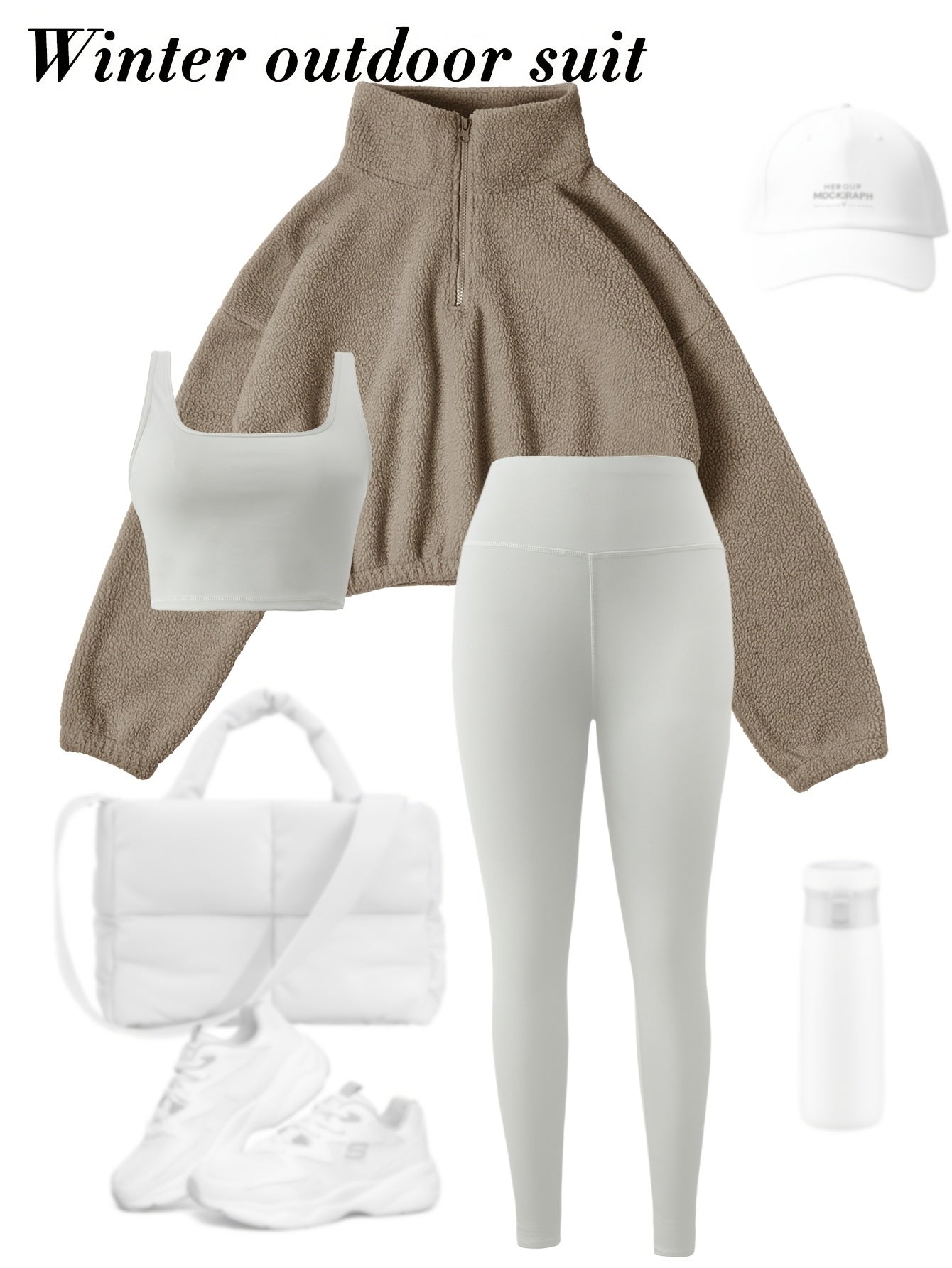 Cute 3pcs Yoga Outfit Set