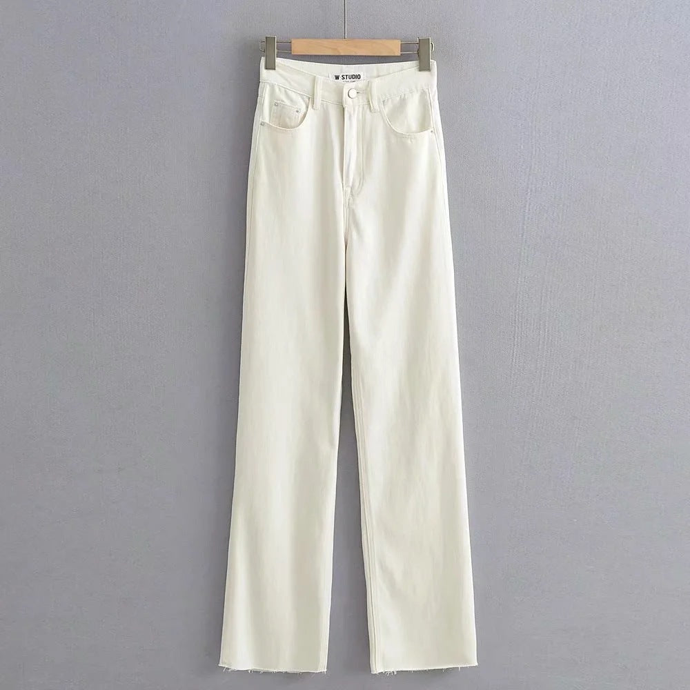 Denim blue wash jeans