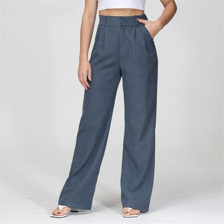 Freizeithose mit hoher Taille
