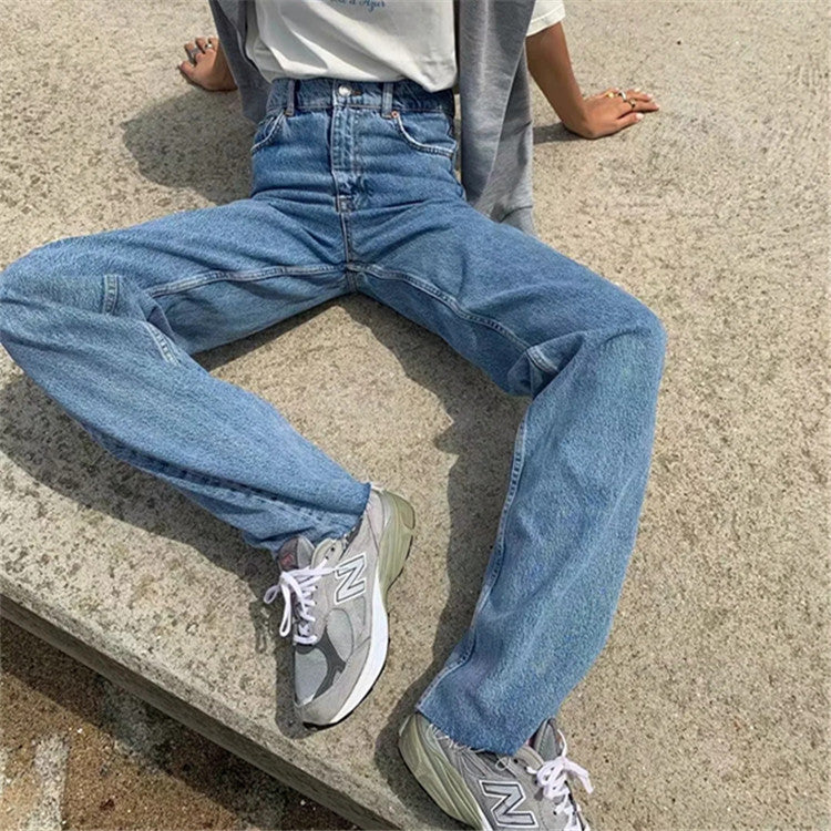 Denim blue wash jeans