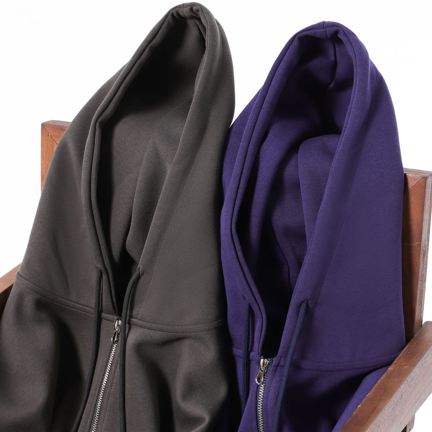 Solid Color Retro Simple Hooded Jacket For Men