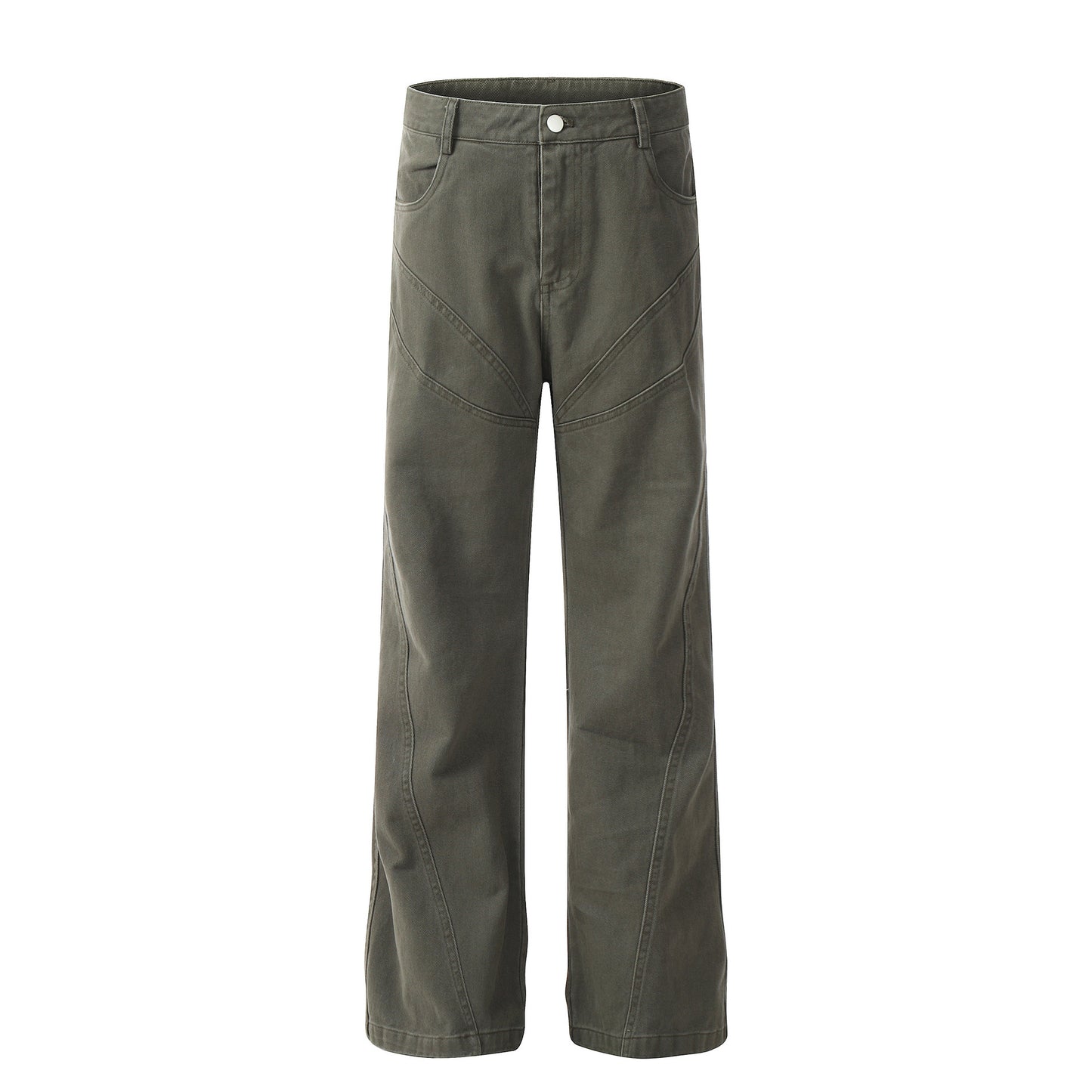 Graue Designer-Jeans