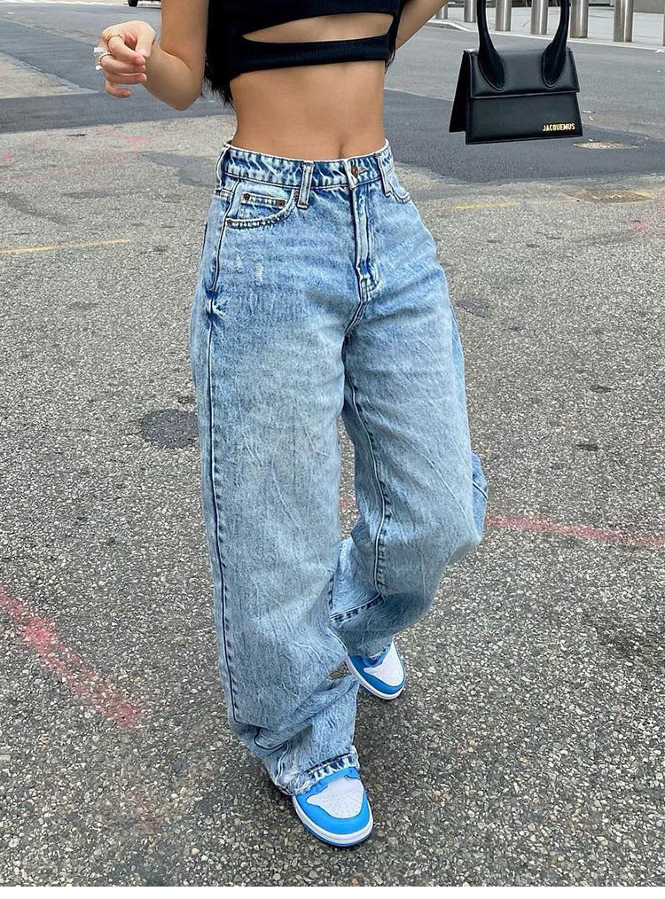 Women Solid Color jeans