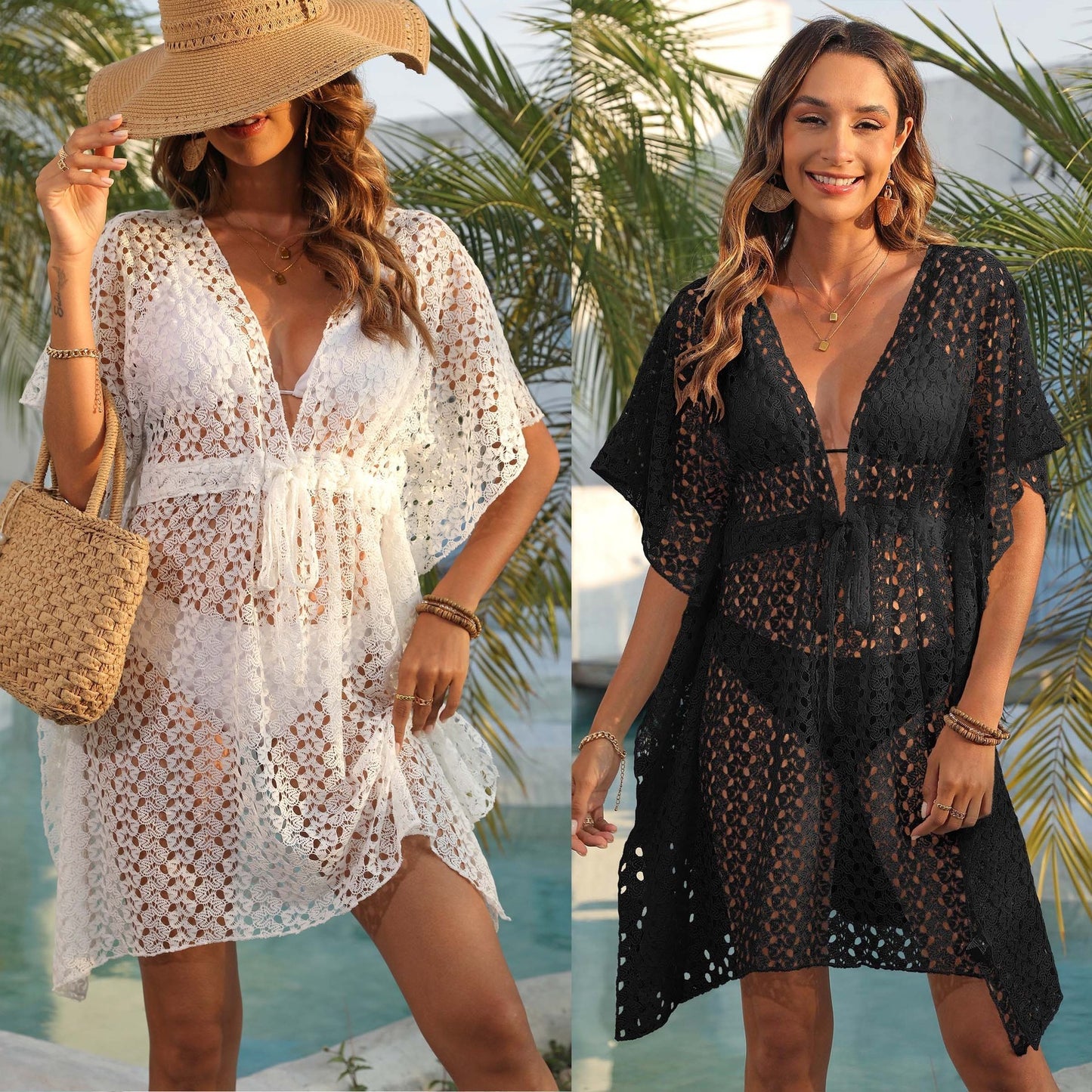 See-through Beach Cover-up Dress