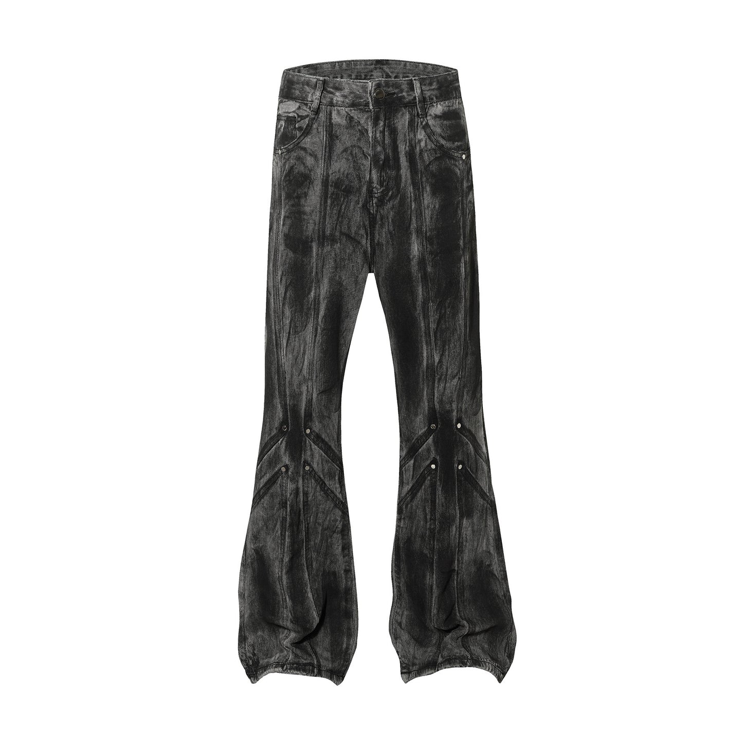 Personalisierte Jeanshose aus Split-Wash-Denim