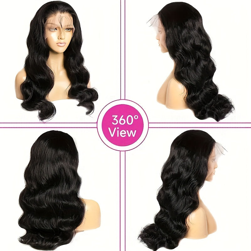 200% Density 13*4 Body Wave Lace Front Wigs Human Hair