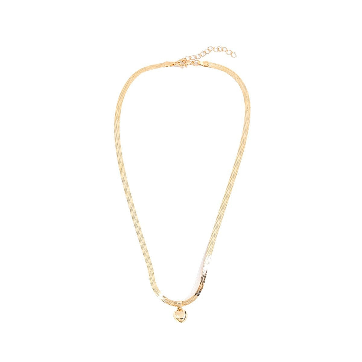 Alloy Heart Chain Love