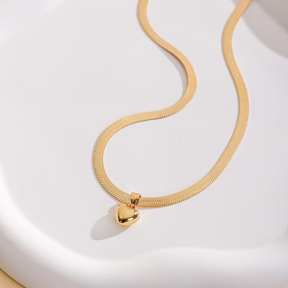 Alloy Heart Chain Love