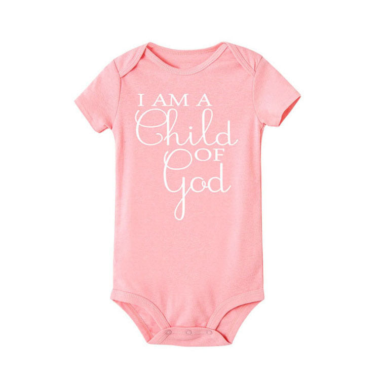 Alphabet Baby Kurzarm Lässiger Baby-Body