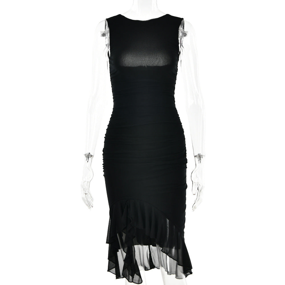 Vestido sin mangas estilo