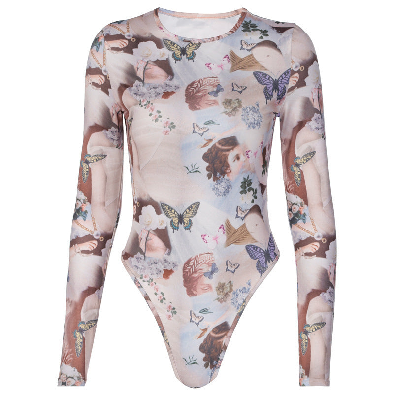 Women Bodysuit Sexy Creative One-Piece