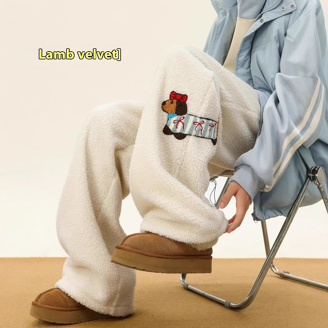 Dackel Baumwollhose für den Winter
