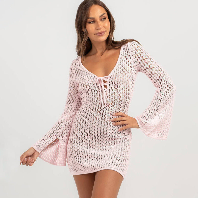 Women's Knitted Bikini Cover ups