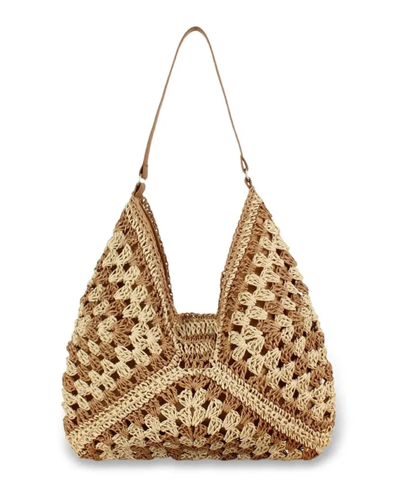 Crochet Summer Beach Shoulder Handbag