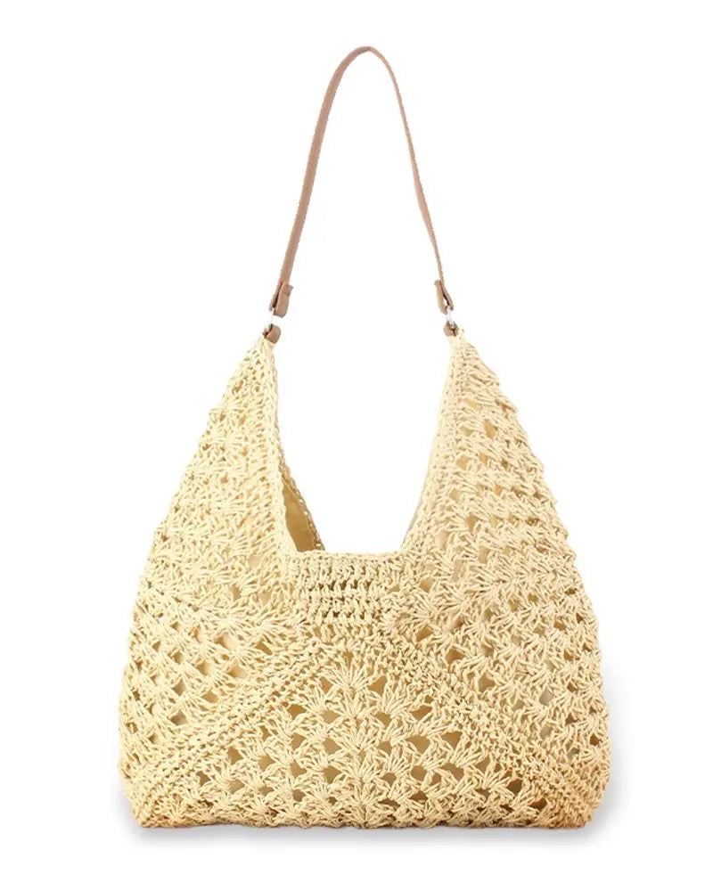 Crochet Summer Beach Shoulder Handbag