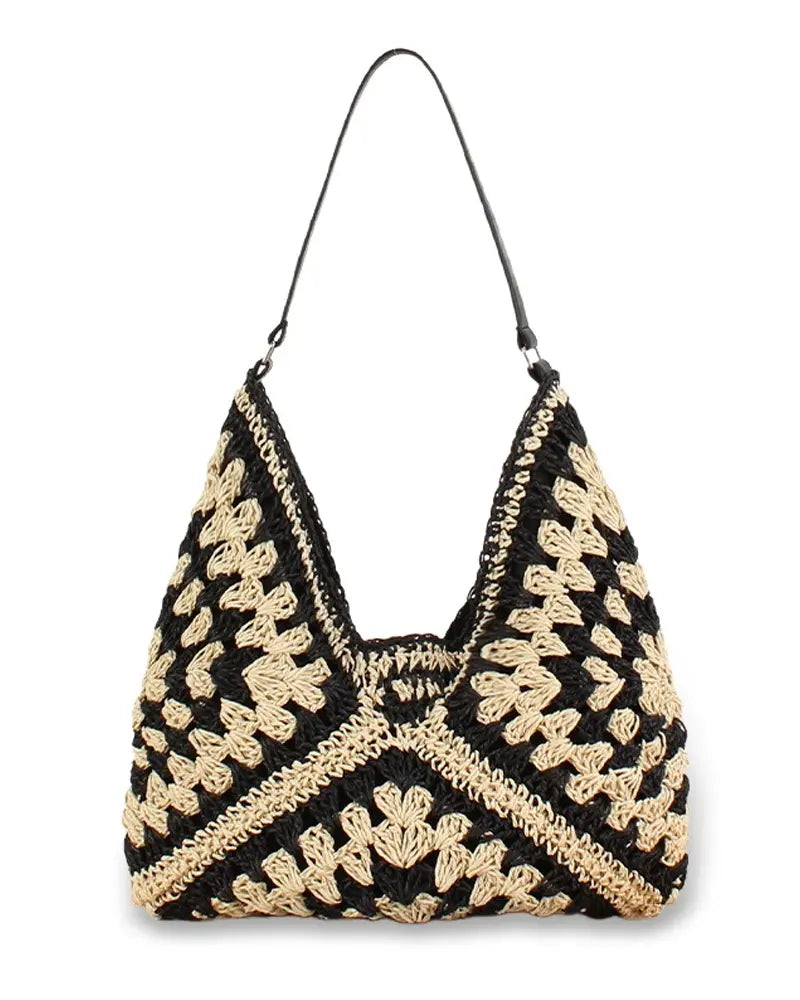 Crochet Summer Beach Shoulder Handbag