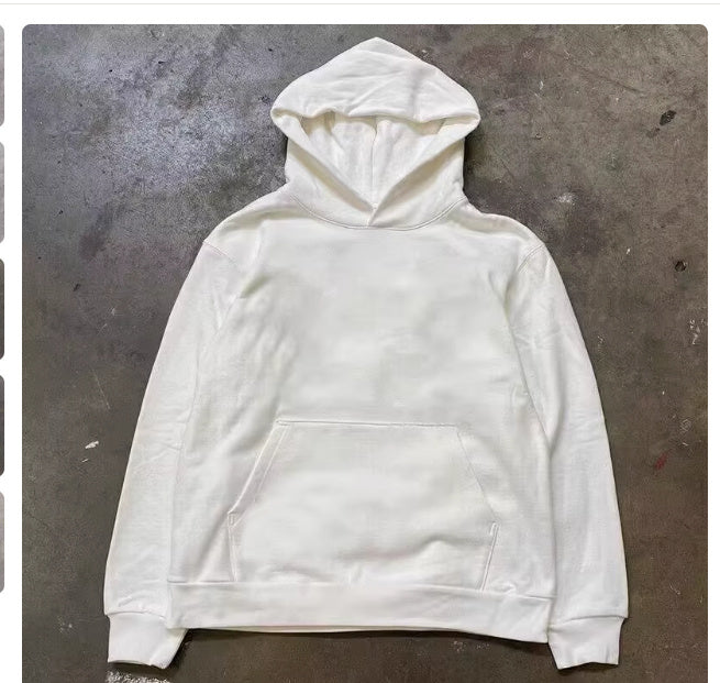 THERE IS NO PEACE Loose Hooded Sweater