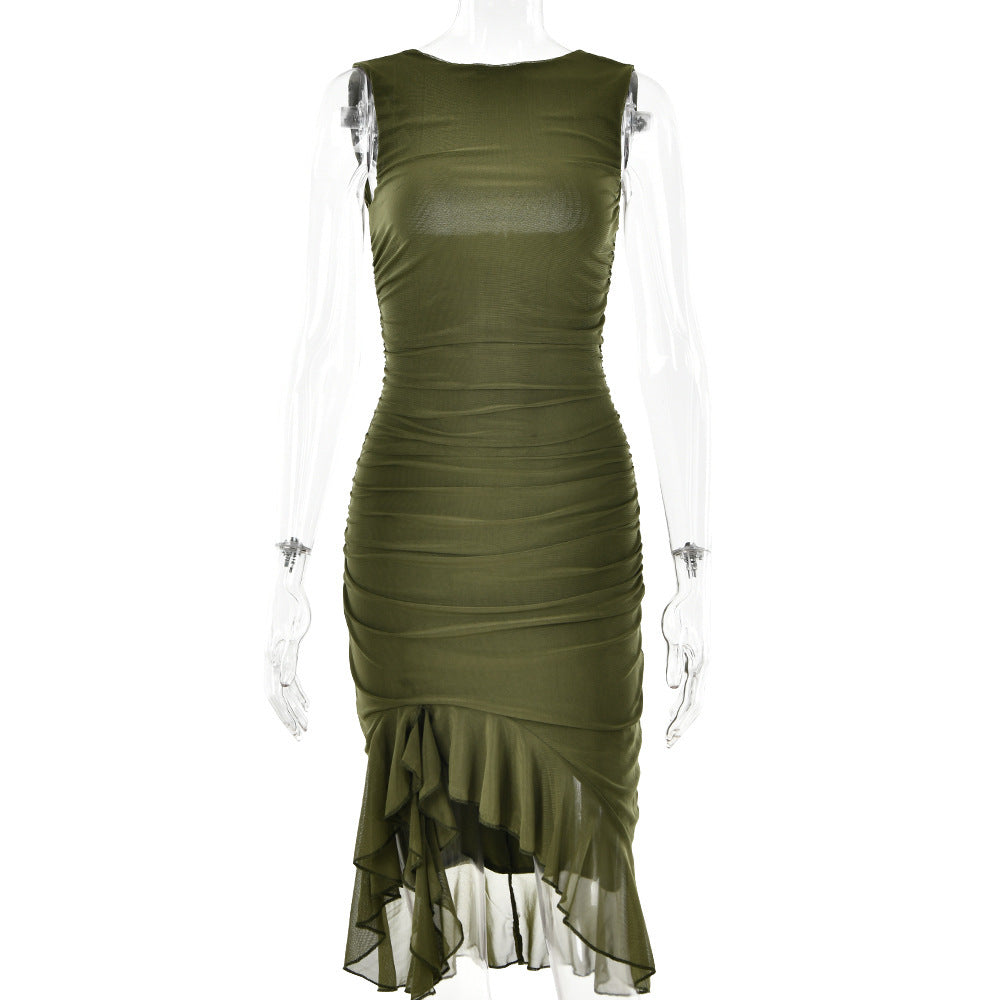 Vestido sin mangas estilo