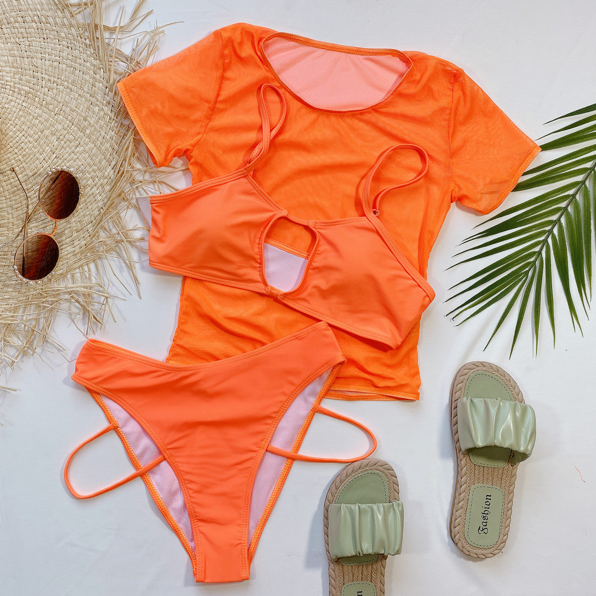 Dreiteiliger Set-Bikini
