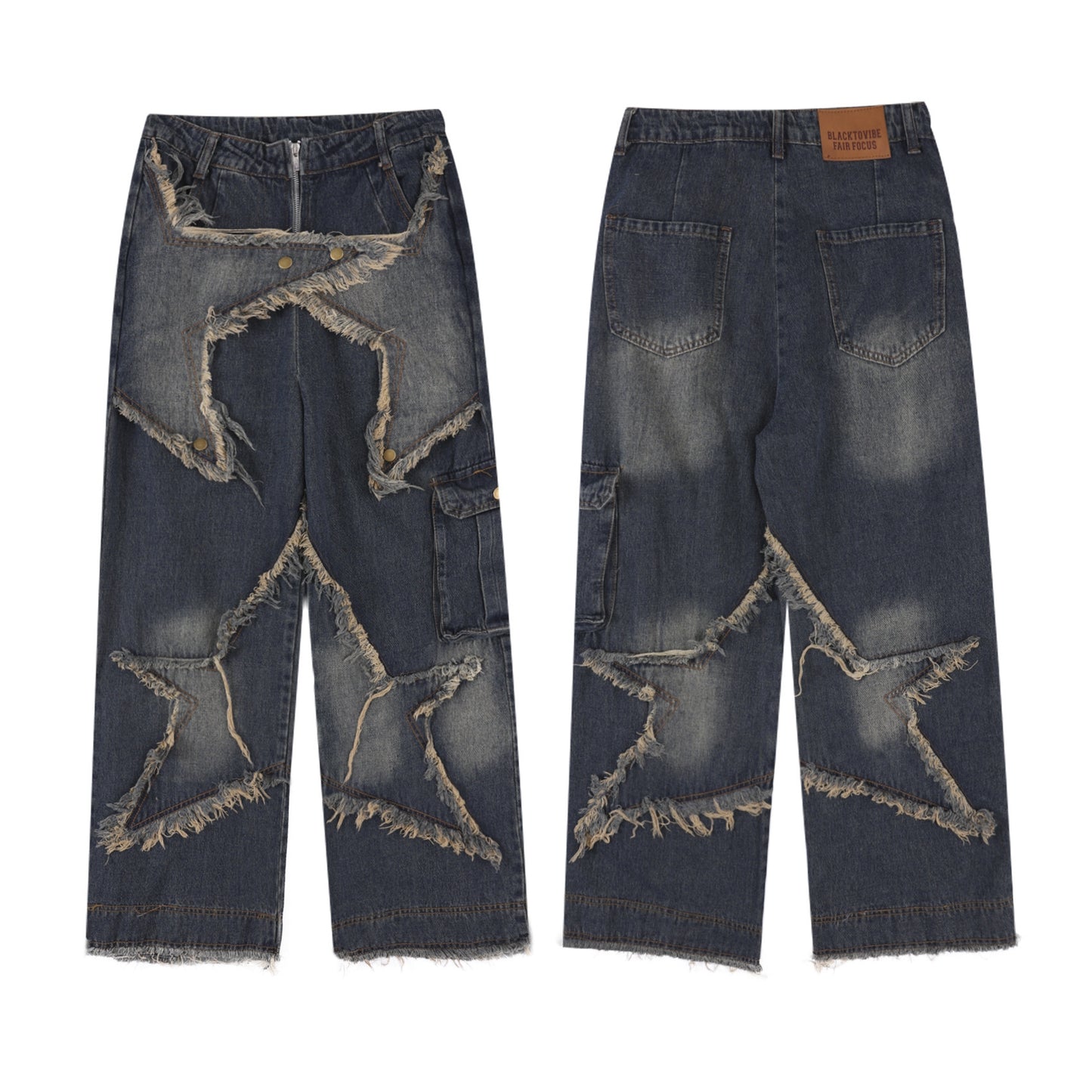 Gerade geschnittene, lässige Jeans von Heavy Industry