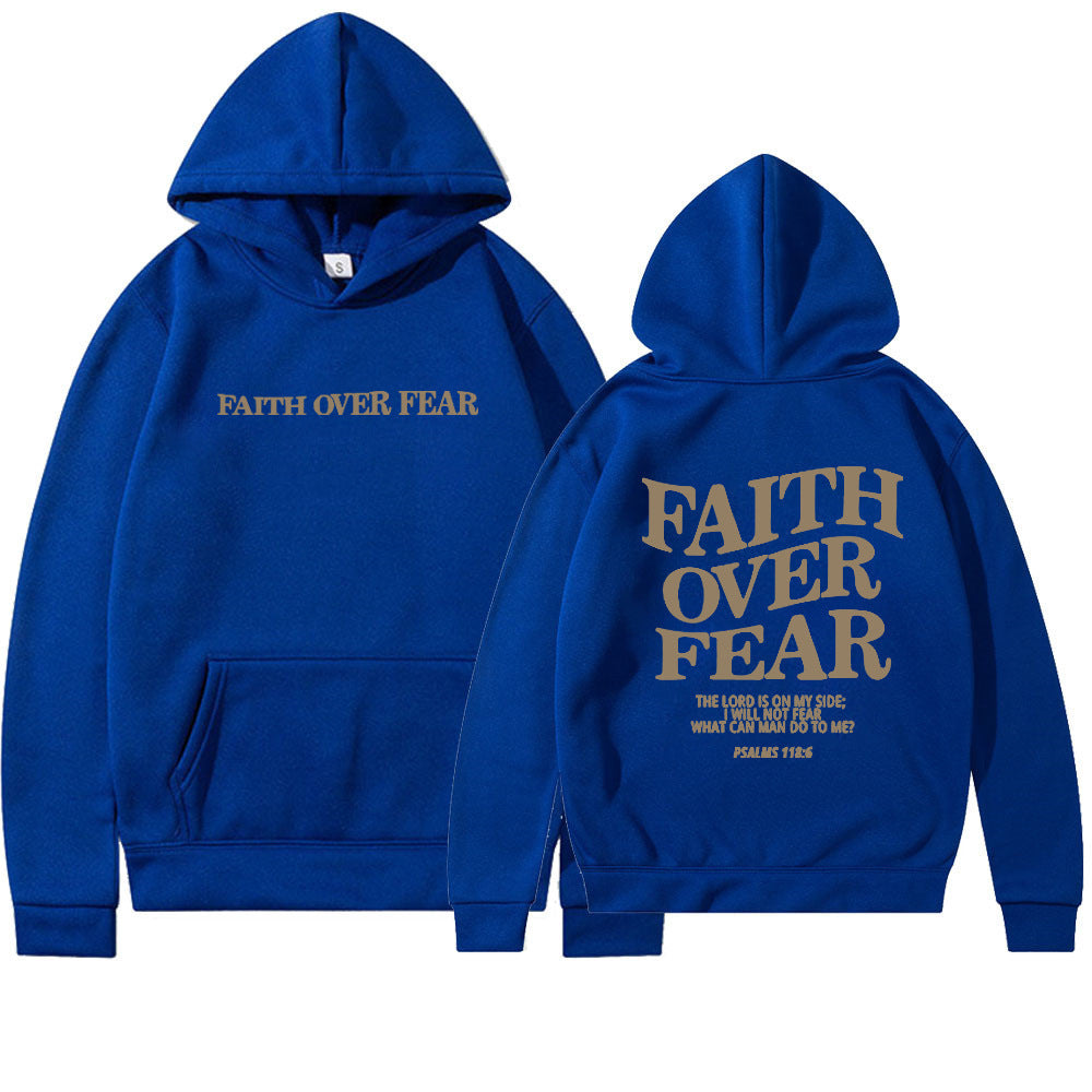 Faith Over Fear Christian Hoodie Unisex