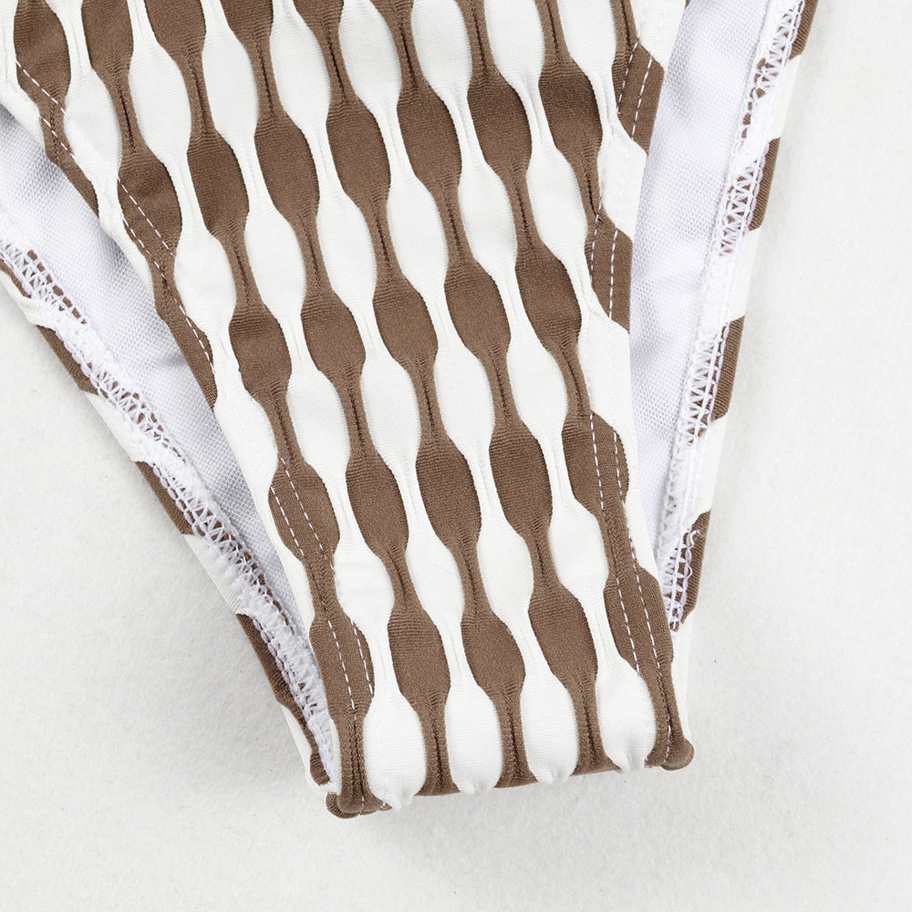 Three-piece pattern Swimsuit