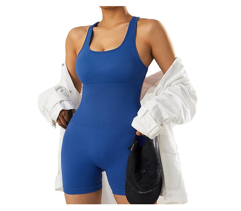 Yoga Jumpsuit Back Hollowed Leisure Sports Jumpsuit