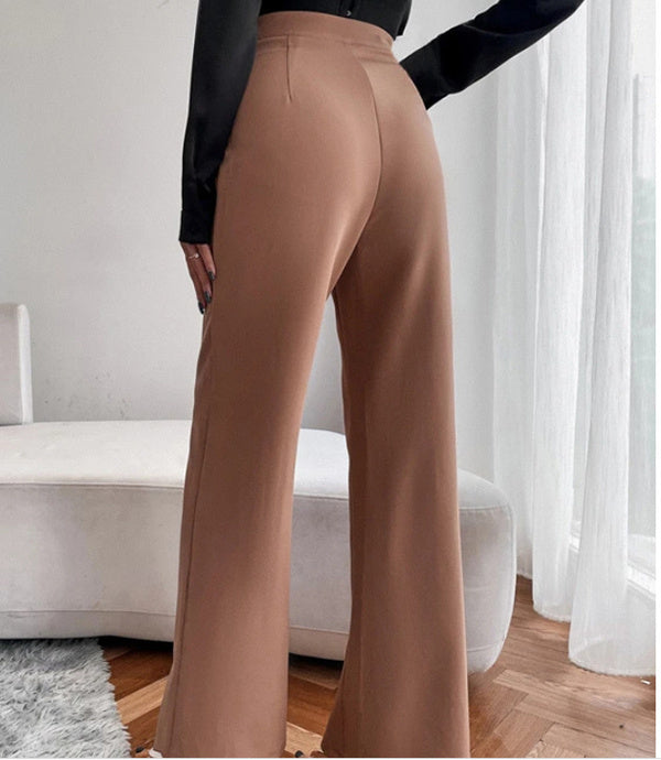 Freizeithose mit hoher Taille
