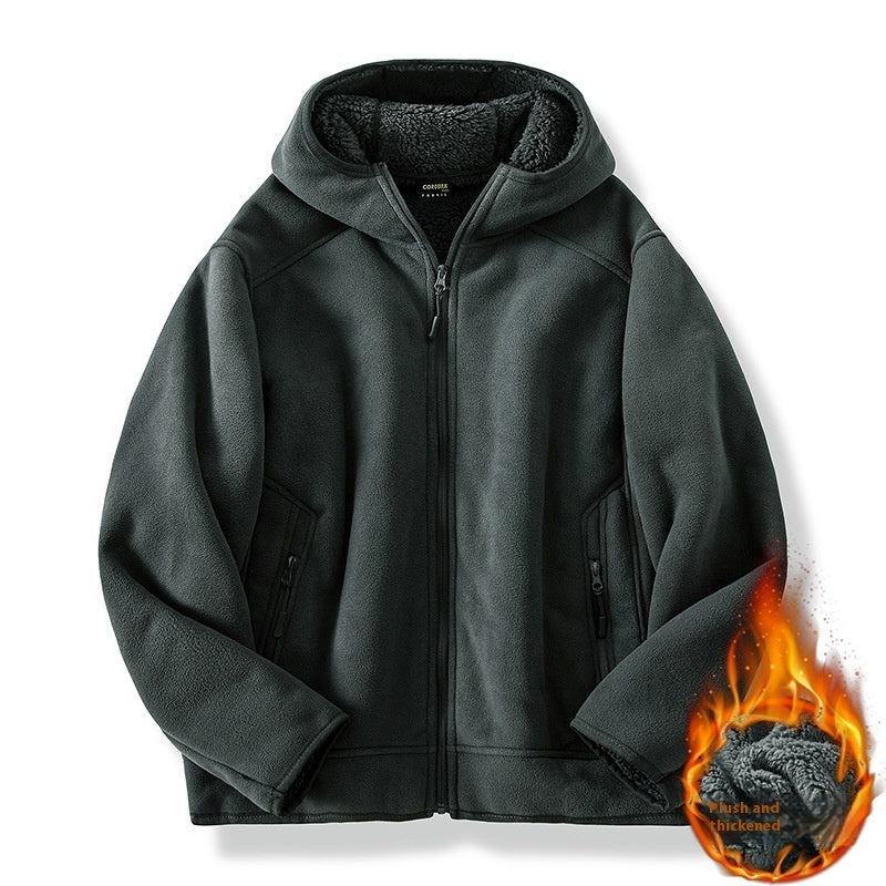 Neue Polarfleecejacke für Herren im Herbst und Winter