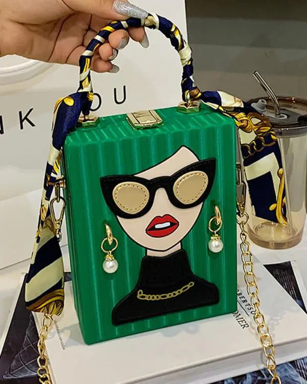 Vintage Figure Baddie Bag