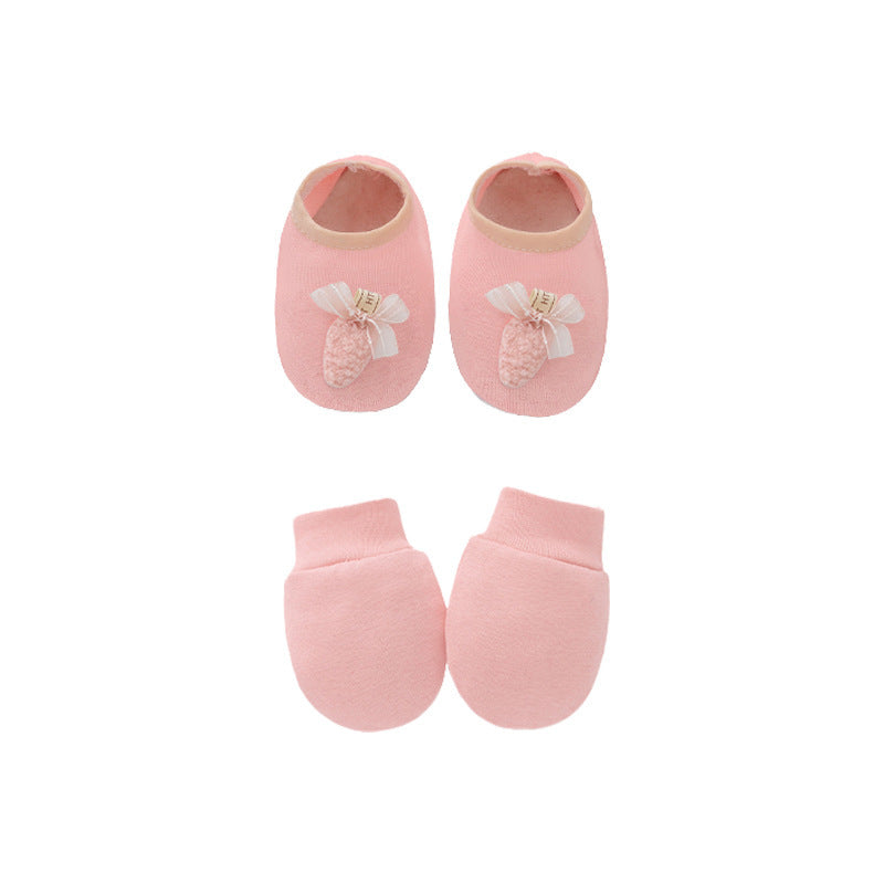 Baby Baumwollhandschuhe, Fußstulpen Baby