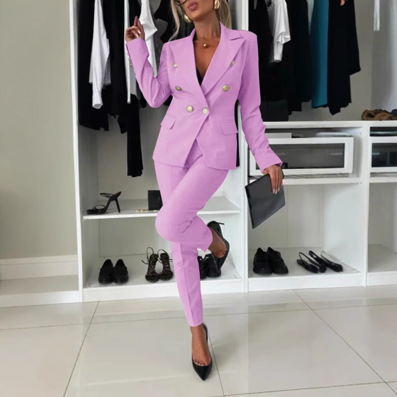 Women's Blazer Long Sleeve Suits