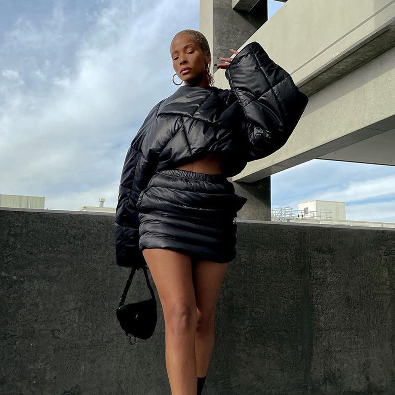 Fashion Street Shooting Thickened Short Jacket
