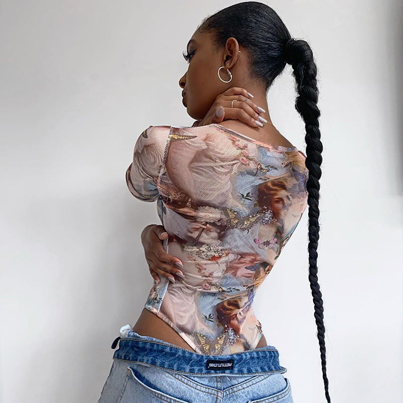 Women Bodysuit Sexy Creative One-Piece