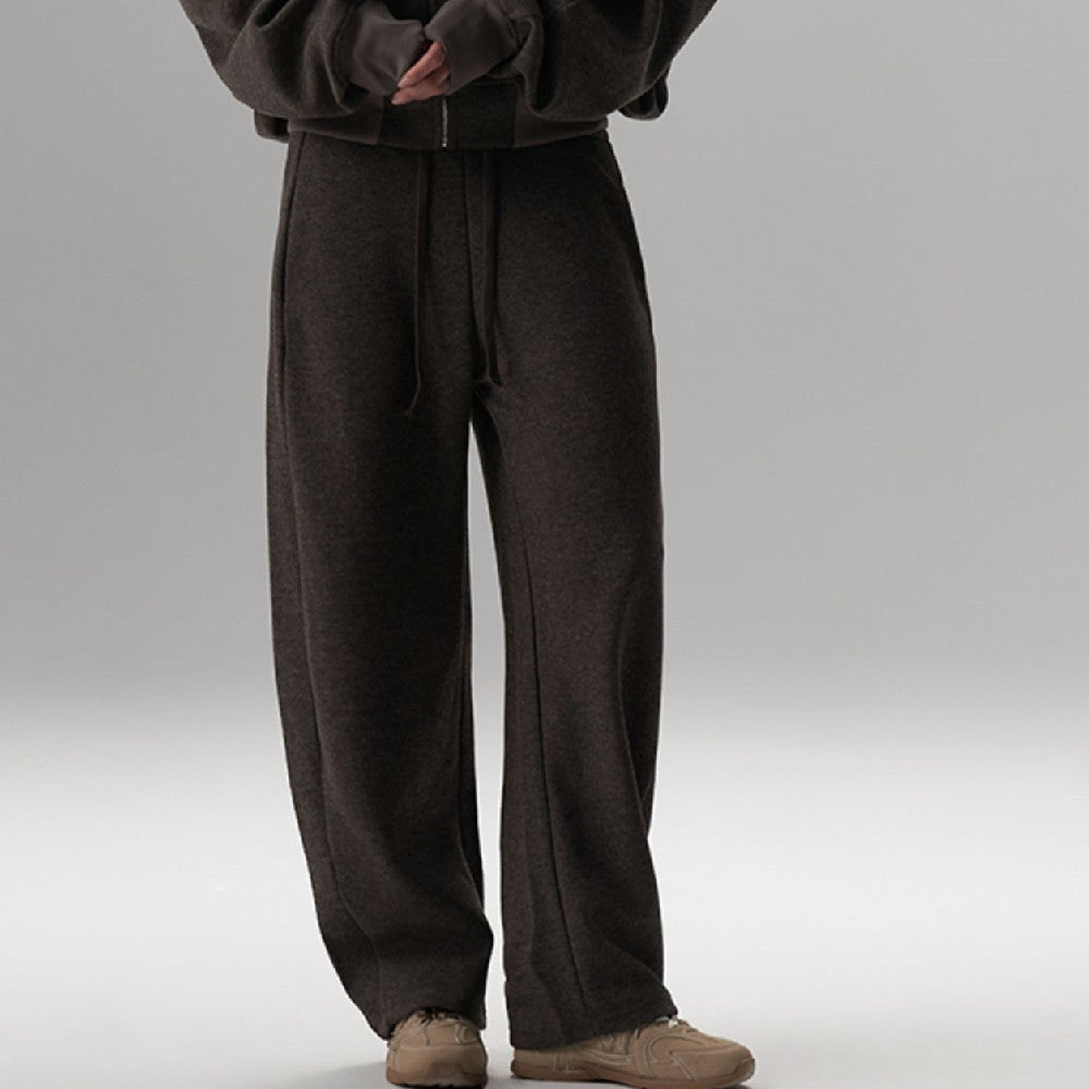 Silk Wool Casual Sports Loose Fit Hoodie Half Skirt Set
