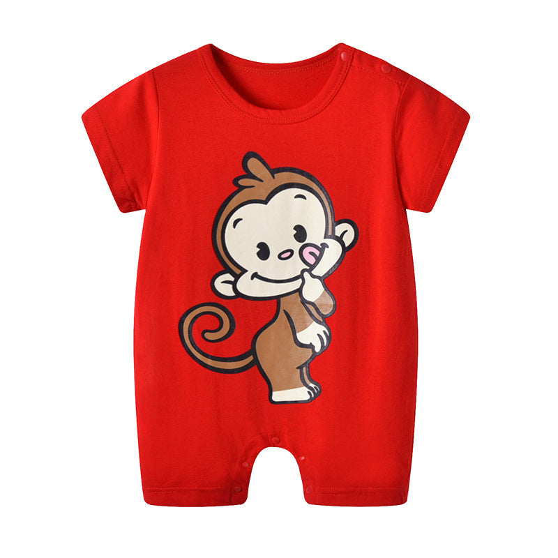 Rosa Baby-Strampler