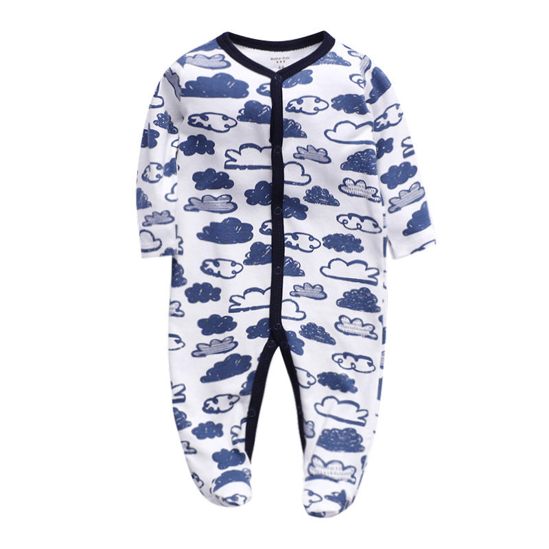 Einteilige Babykleidung aus Baumwolle 