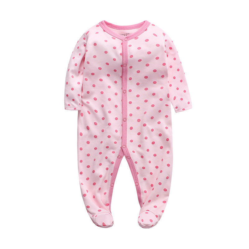 Einteilige Babykleidung aus Baumwolle 