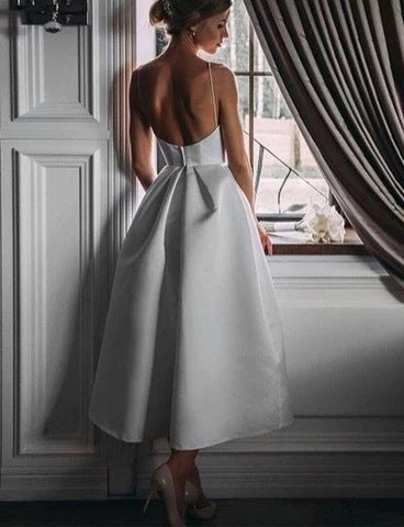 White Elegant Evening Dresses