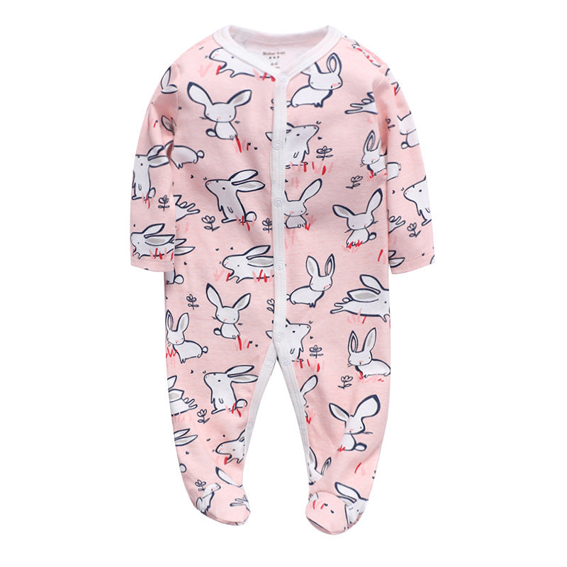 Einteilige Babykleidung aus Baumwolle 