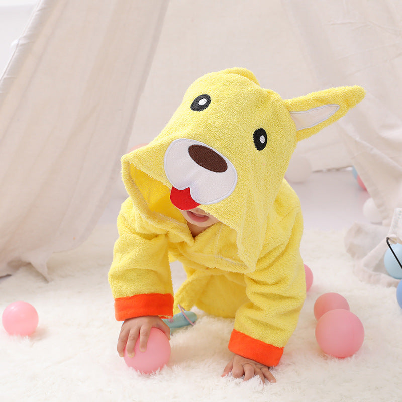 Cartoon Cute Animal Baby Bathrobes
