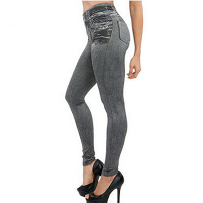 High waist printed leggings jeans
