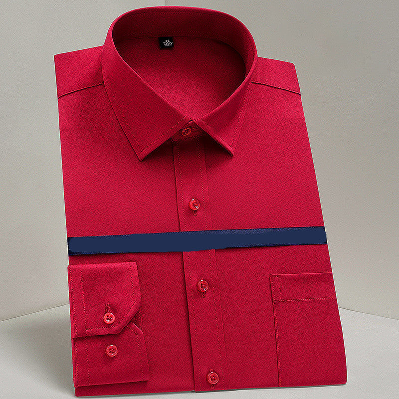 Ropa de trabajo Camisa elástica mercerizada para hombre