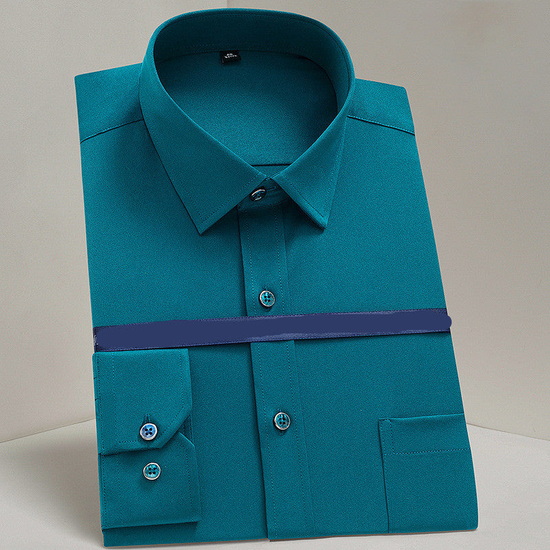 Ropa de trabajo Camisa elástica mercerizada para hombre