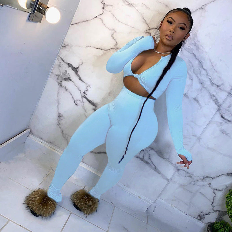 Casual Summer 2 Two Piece Set Women Tracksuit