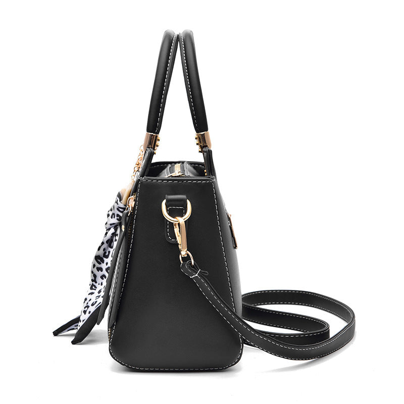 Trendy Handbag Silk Scarf Shoulder Bag