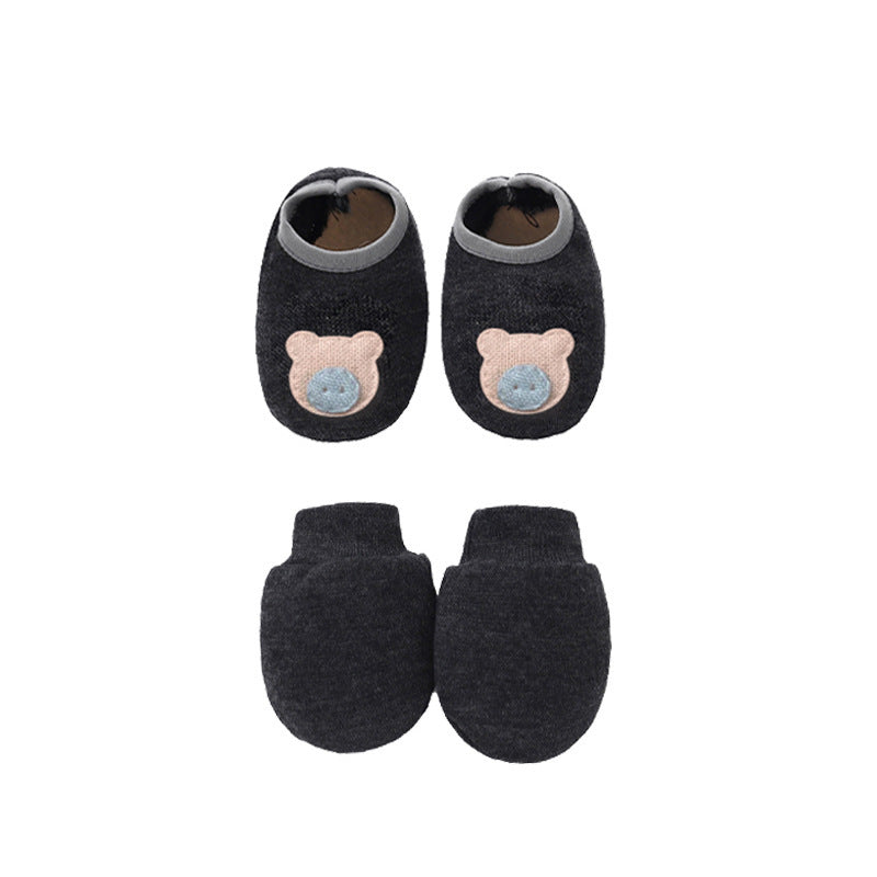 Baby Baumwollhandschuhe, Fußstulpen Baby